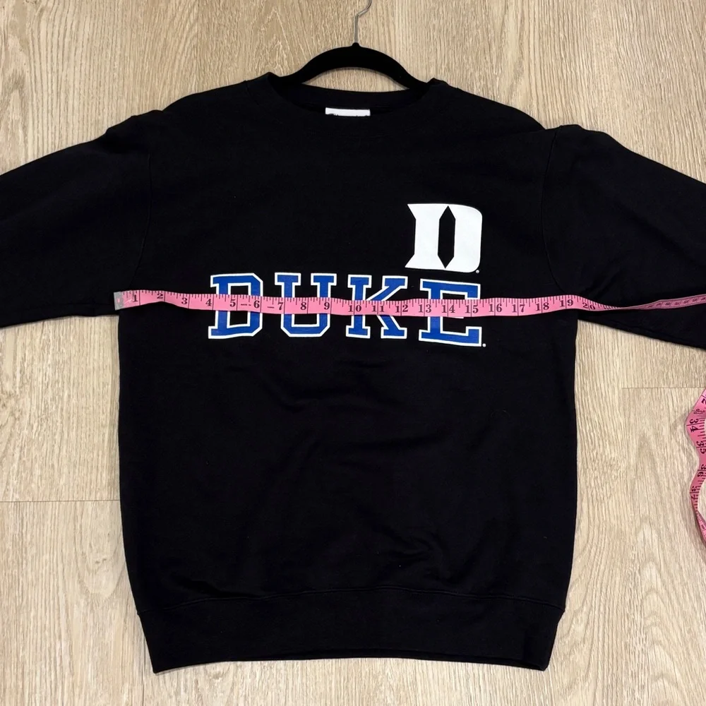 Champion Duke Official Licensed Blue Devils Black Crewneck Sweatshirt Unisex SM